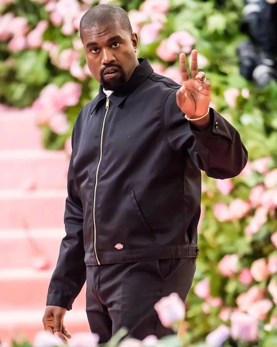 Kanye上身Dickies Eisenhower Jacket