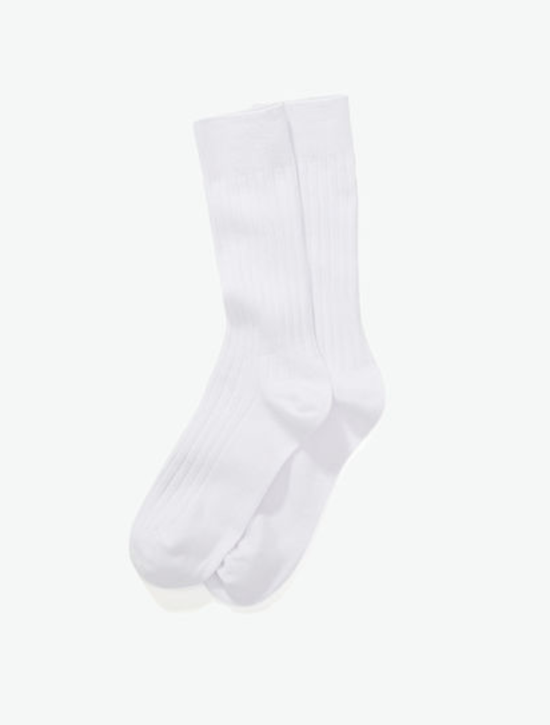 DiMi 双针纯色中筒袜