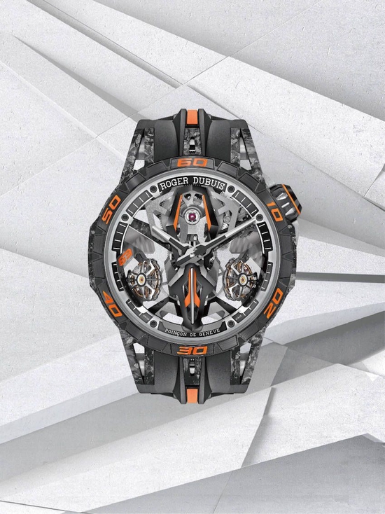 罗杰杜彼roger dubuis王者竞速系列few off双飞行陀飞轮腕表