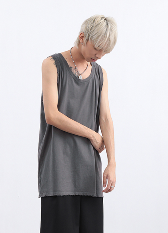 BKTL 暗黑破坏磨边打底背心