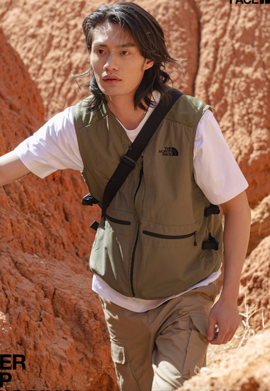 TheNorthFace 北面背心男户外舒适透气马甲