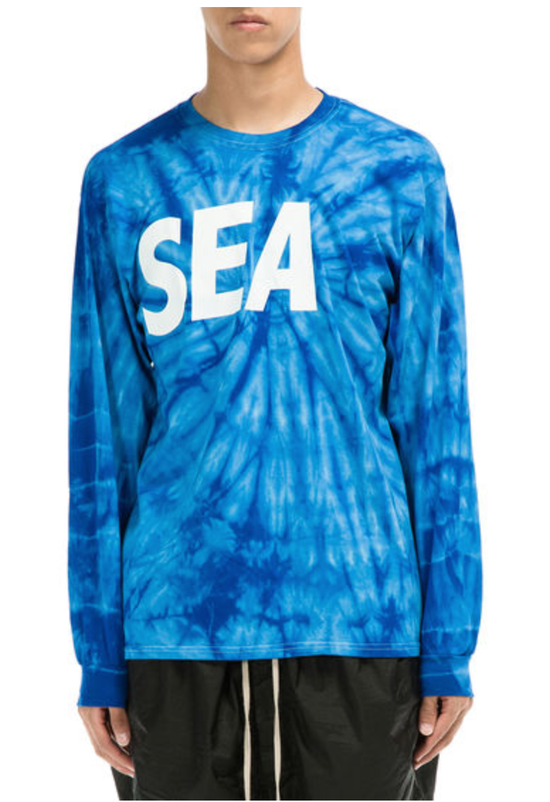 WIND AND SEA LONG SLEEVE CUT-SEWN TIEDYE
