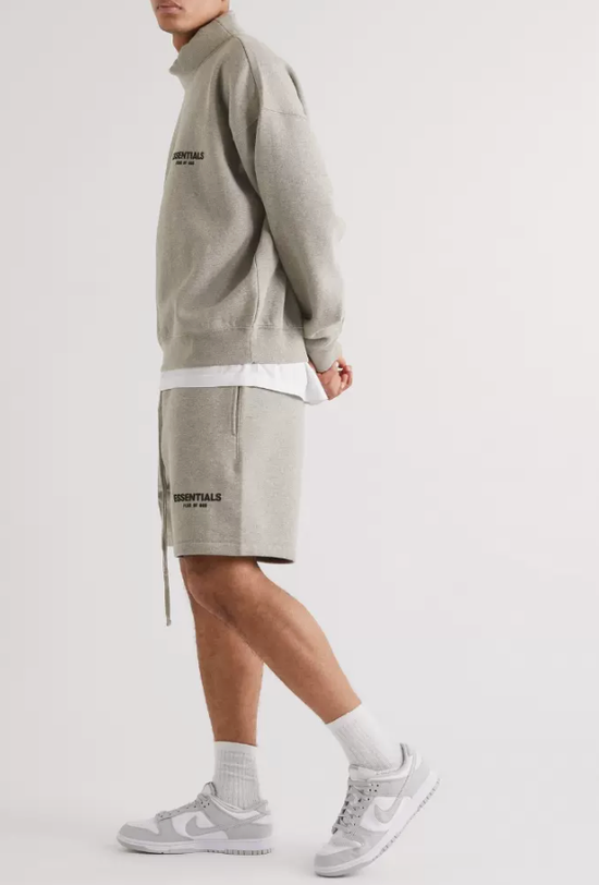 ESSENTIALS FEAR OF GOD Men's cotton-blend drawstring shorts