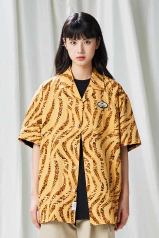 食钓 SEDUCEgear 虎纹短袖衬衫