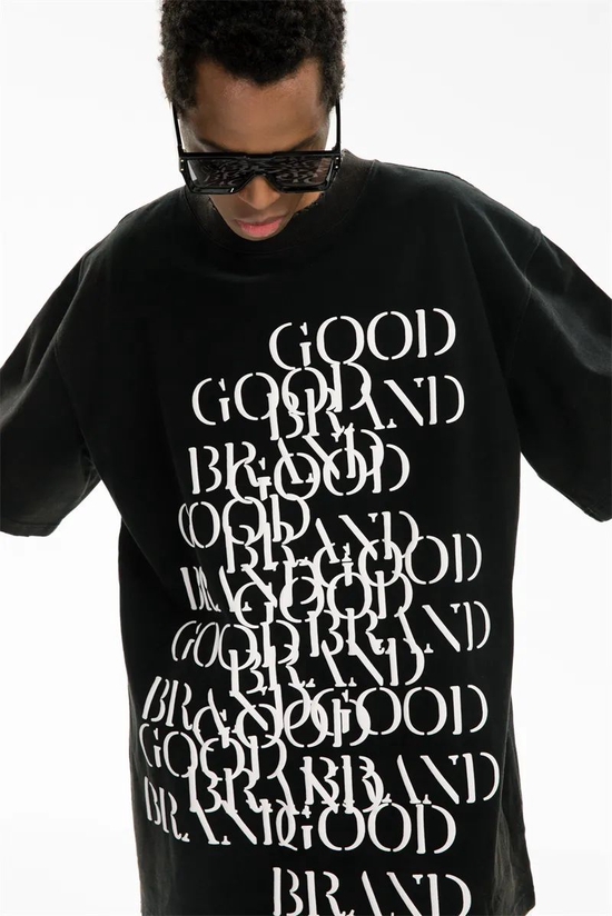 2ccm GOODBRAND “SWIMMING” 发泡印花复古水洗短袖