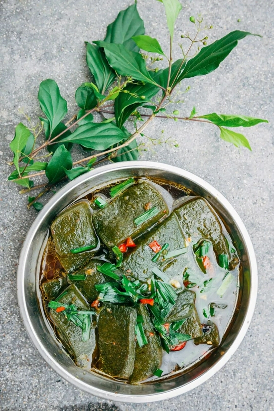 树叶豆腐,颜色非常清爽治愈 摄影/czjcj 图/汇图网