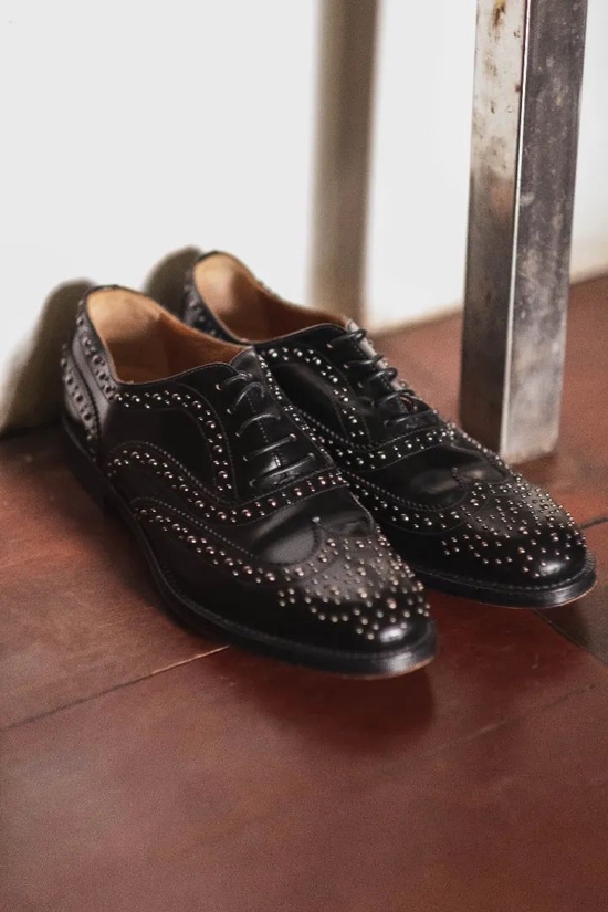 Church's Burwood Polished Studded Brogues