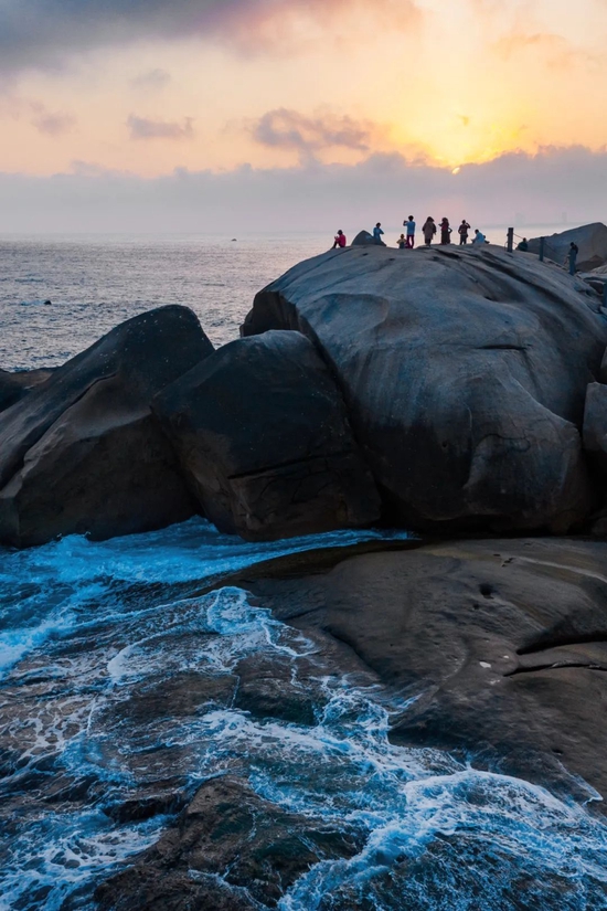 Wenchang Stone Park, a masterpiece of sea water.Photography / Xie Mo