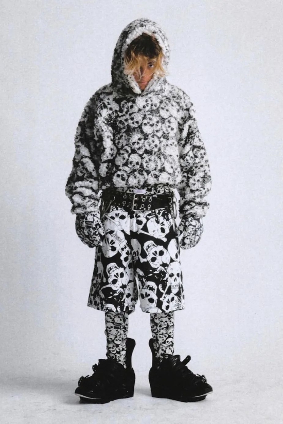 Printed Fleece Hoodie / Via ERL