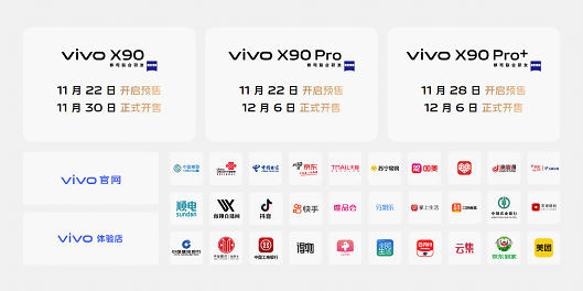 vivo X90系列预售及开售日期