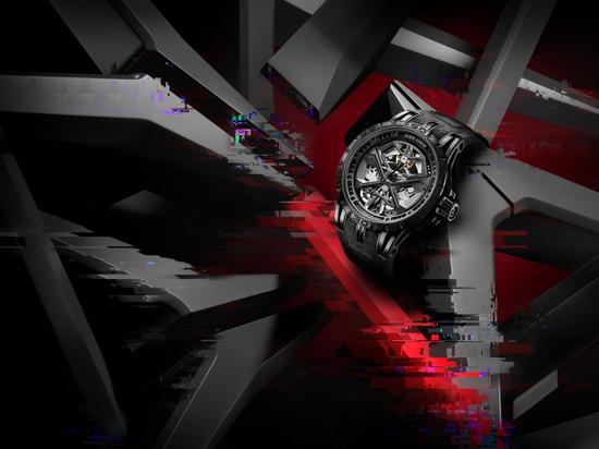 Roger Dubuis罗杰杜彼全黑excalibur Huracan腕表时尚出击 手机新浪网