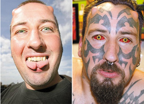 英国肯特郡西萨尔特市43岁男子加文-帕斯罗平时酷爱重金属音乐