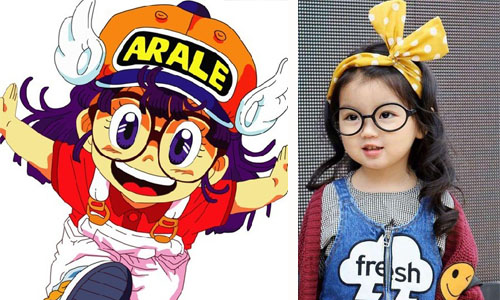 被热搜小萝莉阿拉蕾圈粉其实小时候的杨幂李小璐也超激萌