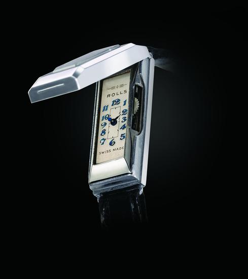 诞生于1930年的世界上第一款自动上链Rolls女士腕表
