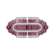 Boucheron宝诗龙Histoire de Style, Like a Queen高级珠宝系列Mega Pink胸针