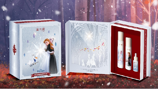 溪木源冰雪奇缘魔法书礼盒 层孔菌控油安护三部曲