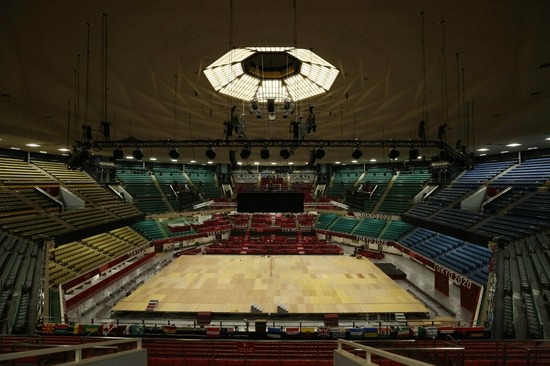 位于东京千代田区的日本武道馆内貌.