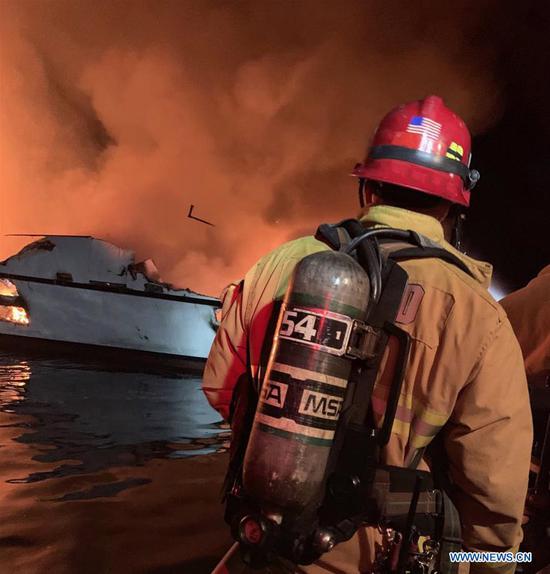 34 unaccounted for, 5 rescued after boat fire o