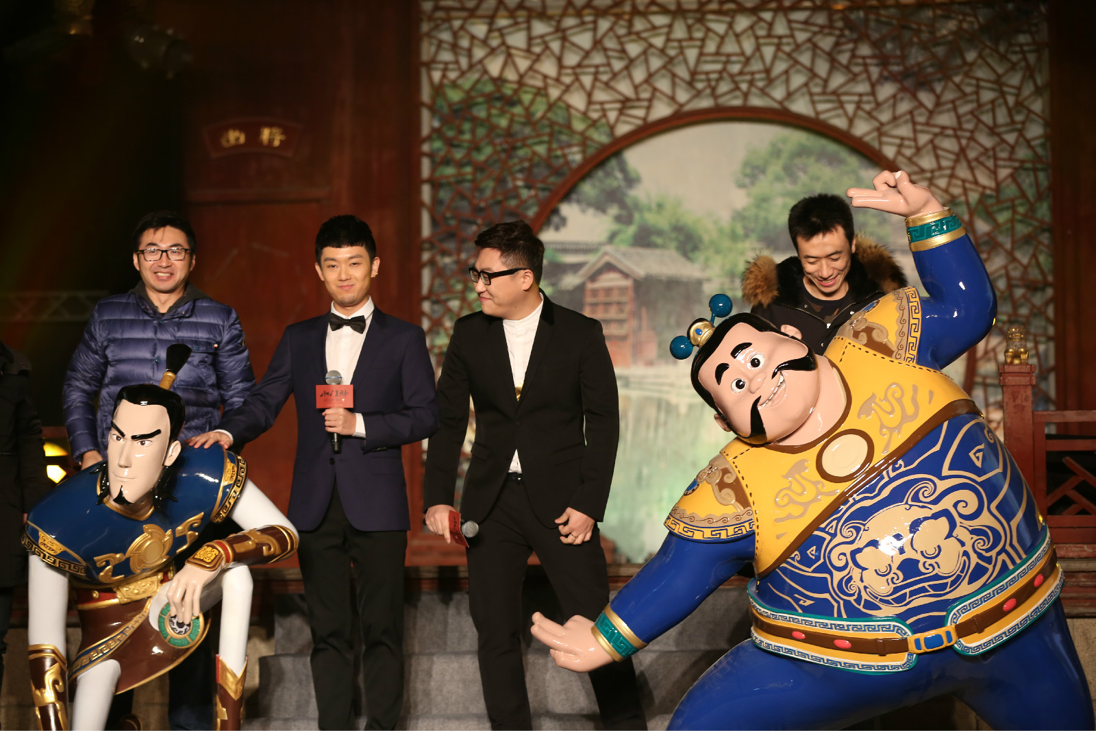 《小门神》首映礼:神仙培训师神似马云_手机新浪网