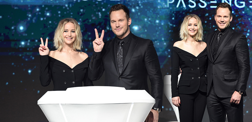 给您拜早年啦！大表姐与星爵携《太空旅客》赴京