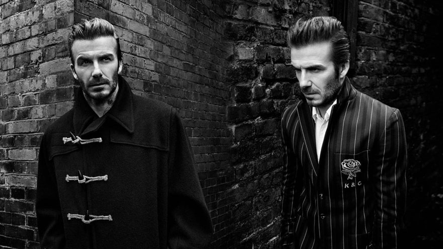 身材颜值仍在线！贝克汉姆黑白大片眼神深邃迷人