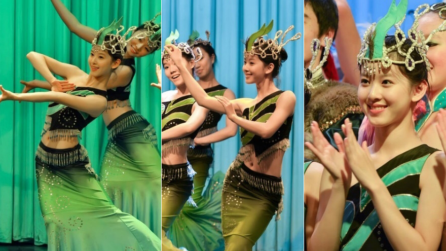 奶茶妹妹曝清华跳舞旧照 清纯扭动水蛇腰