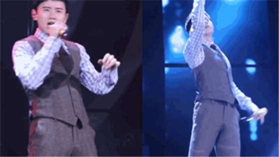 张杰现场演唱手脚并用全是戏