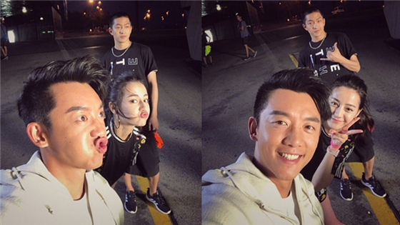 恺迪丽热巴鬼脸自拍蠢萌可爱