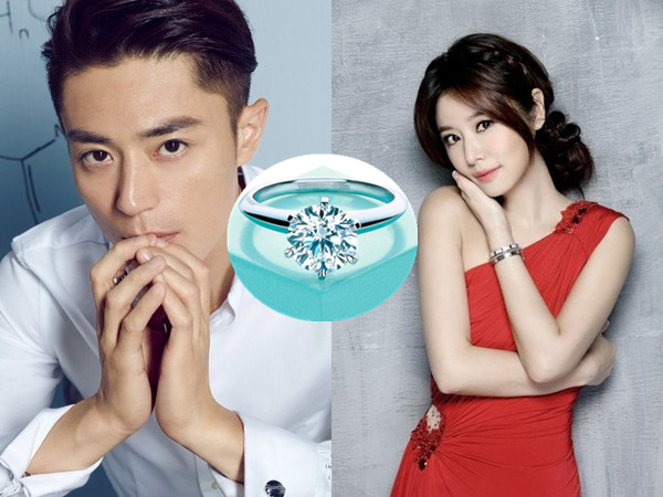 霍建华林心如大婚婚戒曝光:6爪白金钻戒