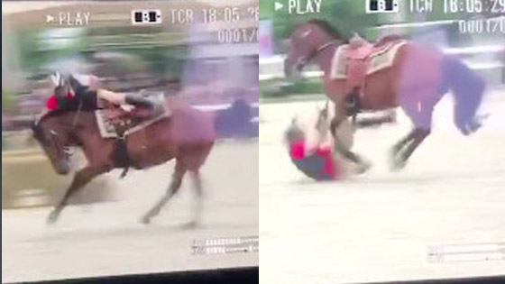 吴秀波意外坠马现场曝光 经纪人回应