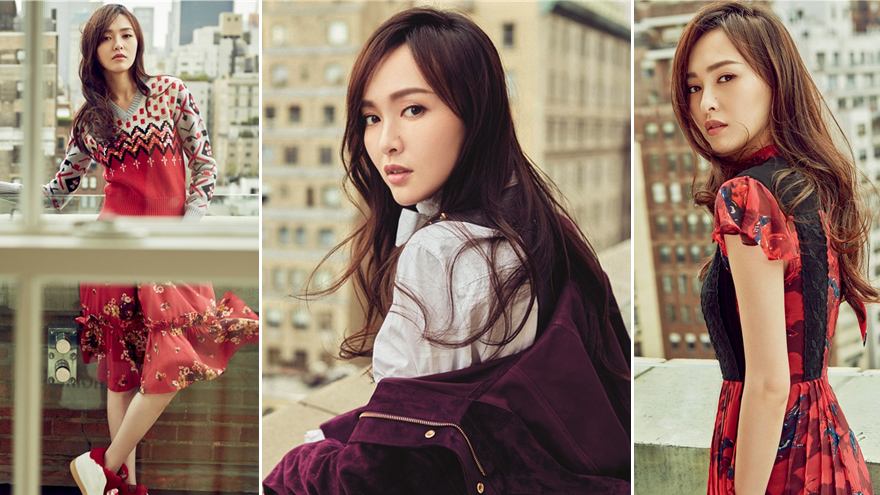 唐嫣登杂志封面摩登时髦范 神采坚定展迷人的魅力