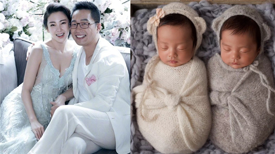张雨绮喜获龙凤胎 两位宝宝已满月超可爱