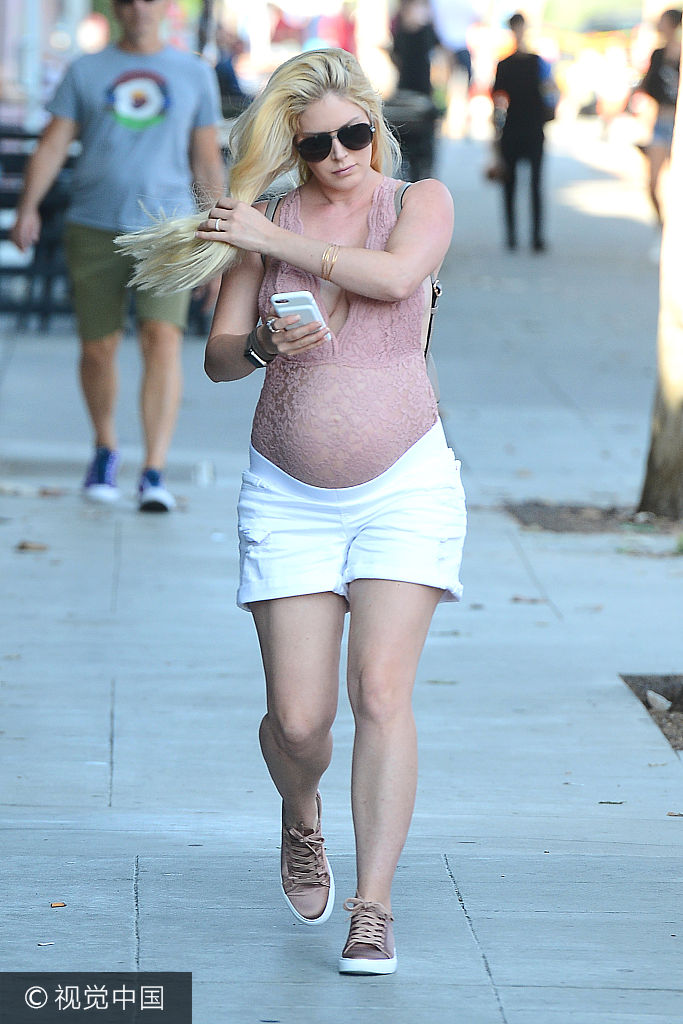 新浪娱乐讯 当地时间2017年8月30日,洛杉矶,海蒂