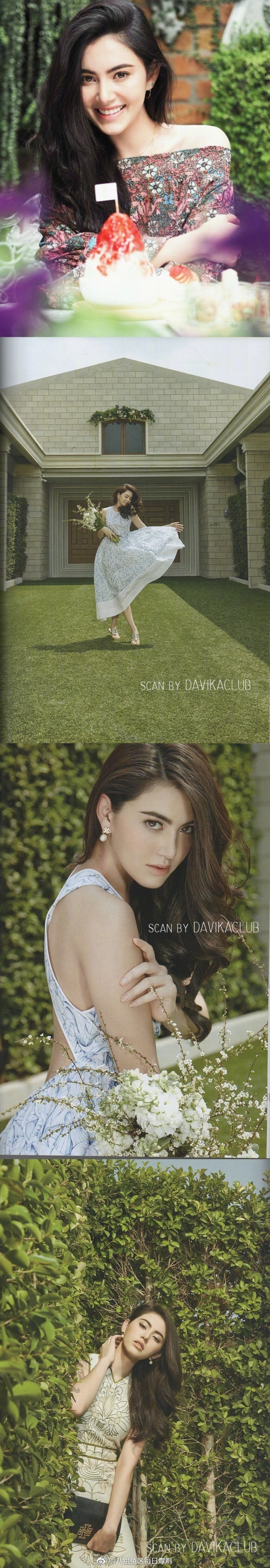 组图:泰国混血貌美小花yaya和mai 逆天颜值你站谁