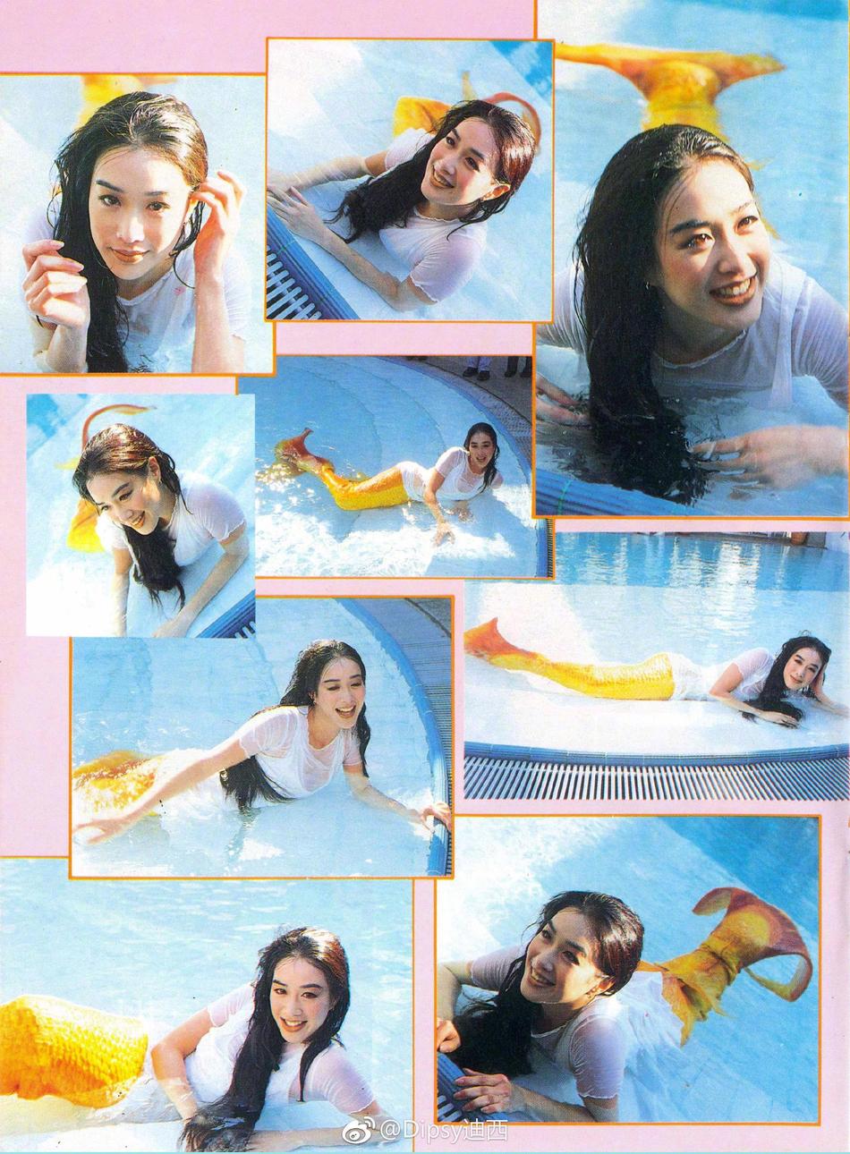 组图:钟丽缇13年前《人鱼传说》剧照写真性感妩媚
