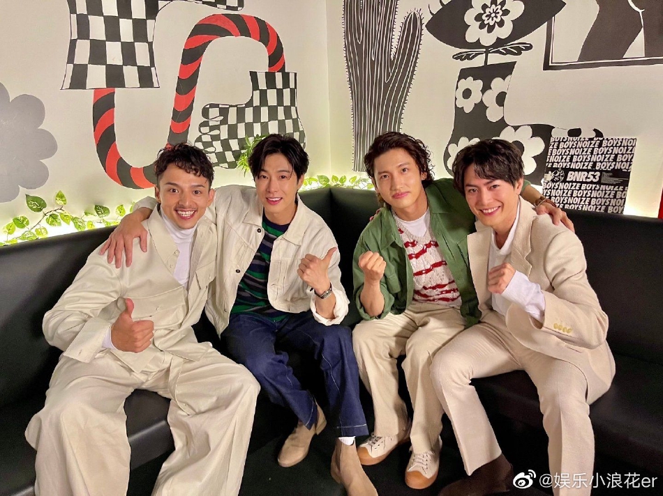 组图：幸福肥？沈昌珉近照曝光卷发造型似略微发福