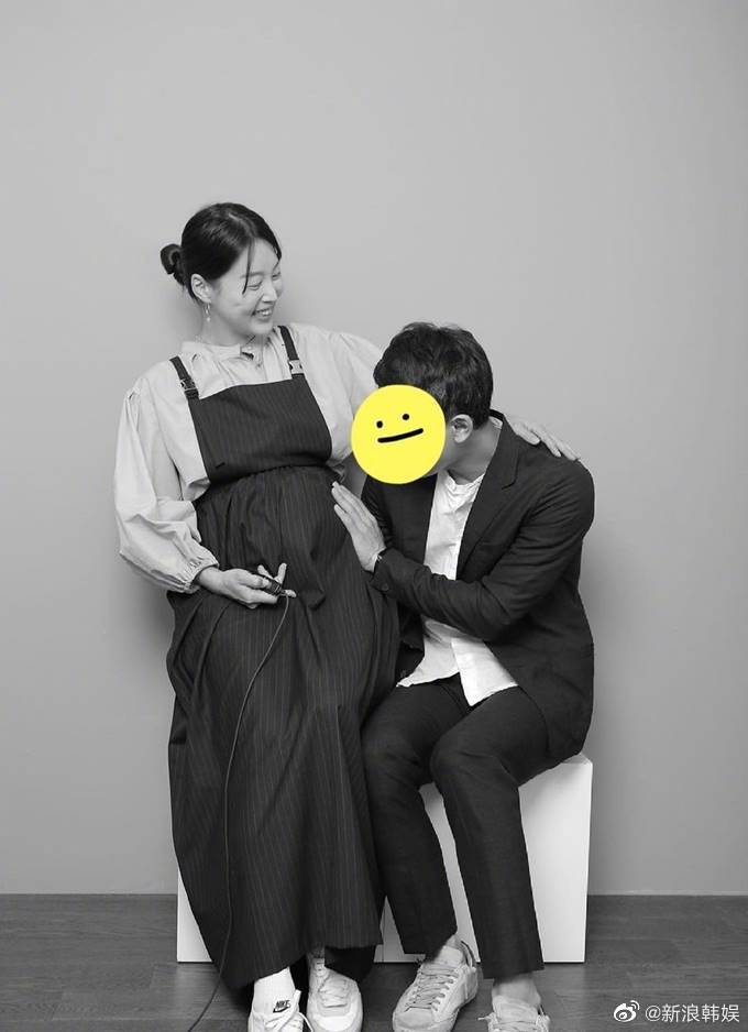 組圖：韓智慧晒待產照 與老公同框合影畫面恩愛溫馨