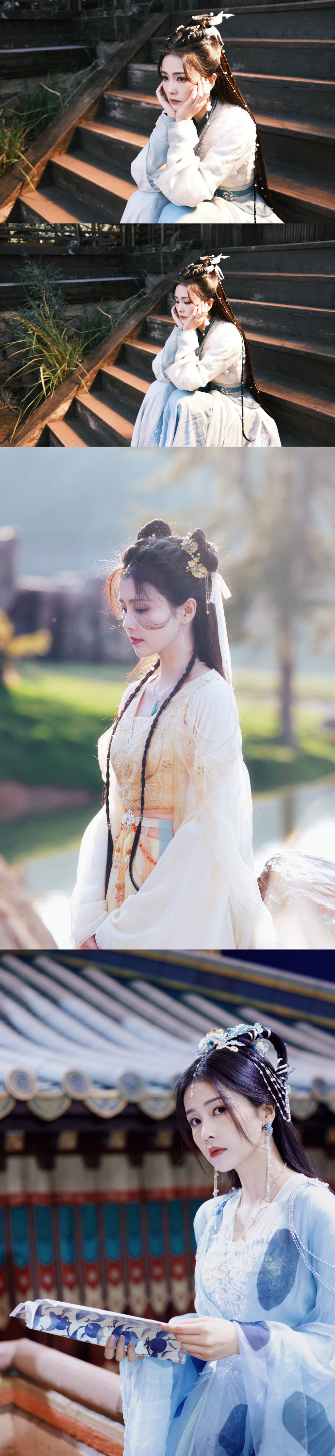 组图：白鹿新戏杀青分享九宫格剧照晒手写信不舍告别第7张图片