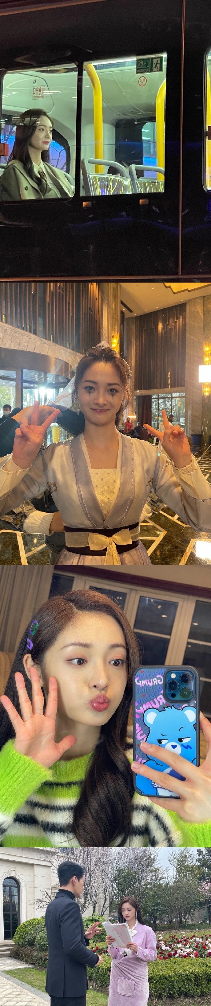 组图：周洁琼告别《影帝的公主》晒剧组花絮照发长文感谢