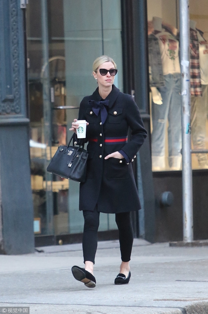 18日,纽约,希尔顿家的二小姐妮基·希尔顿 (nicky hilton) 产二胎后