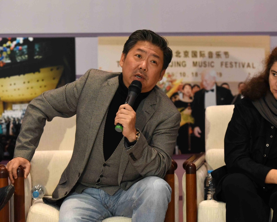 指挥大师梵志登与北京国际音乐节艺术总监余隆