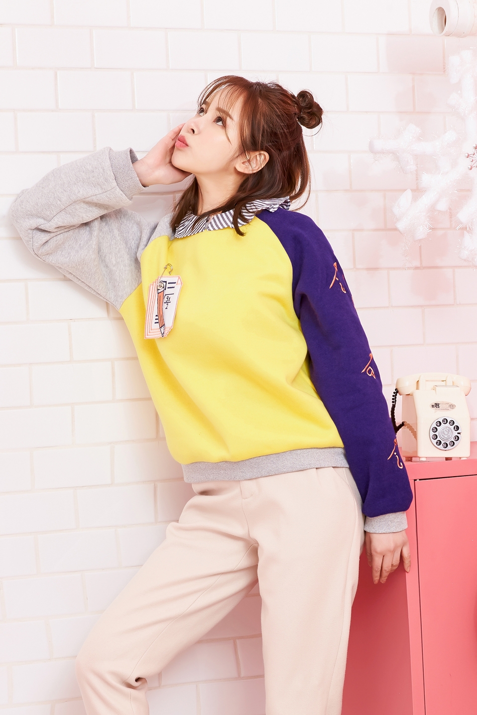 组图:赵慧仙全新睡衣写真曝光 甜美俏皮可爱迷人