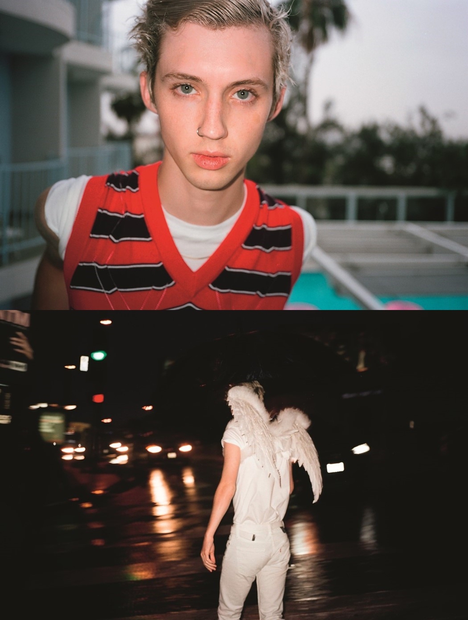 新浪娱乐讯 3月15日消息,近日,戳爷troye sivan为某杂志拍摄的写真