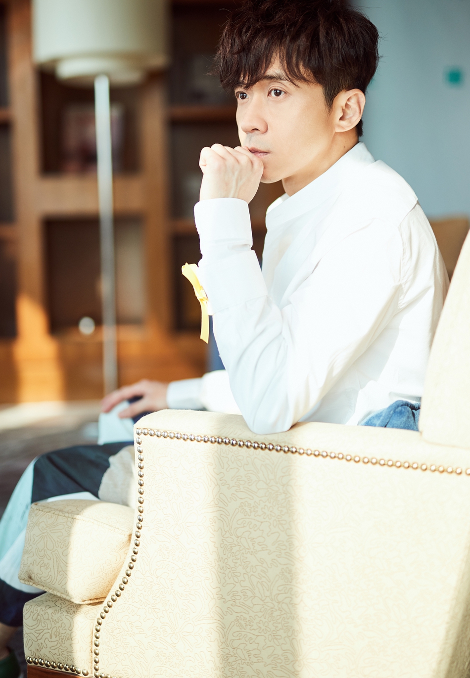 组图:光良推新专辑谈与孤独共处 称有孩子会老得更快