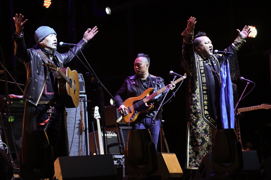 组图杭盖乐队新专辑北京首发故乡唱响草原之音