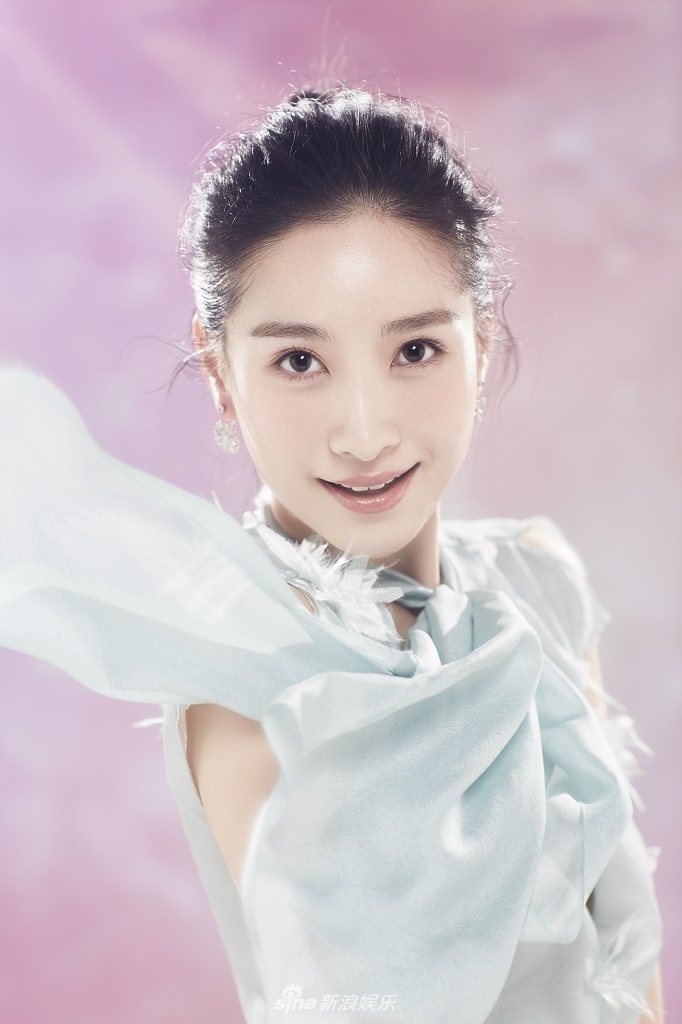 组图陶昕然清凉大片来袭绿纱摇曳灵动飘逸