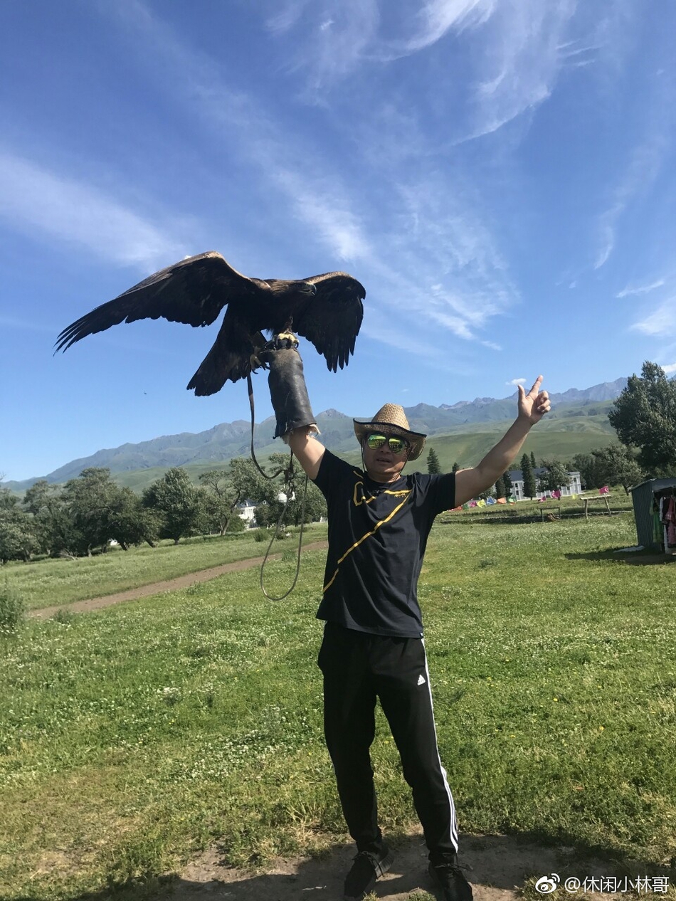 组图:杨幂老爸新疆展雄风 大雕在手霸气似拍武侠片_高清图集_新浪网