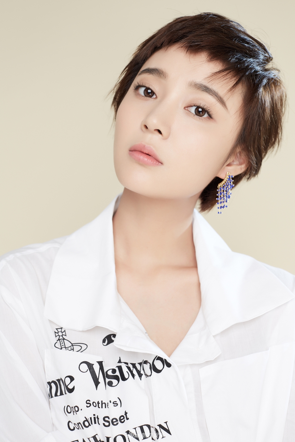 组图于蕙侨短发造型百变灵动元气满满释放秋日少女力