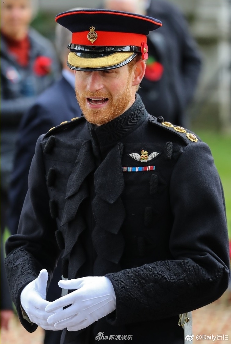组图:哈里王子军装造型变帅气型男 好事将近开心大笑_高清图集_新浪网