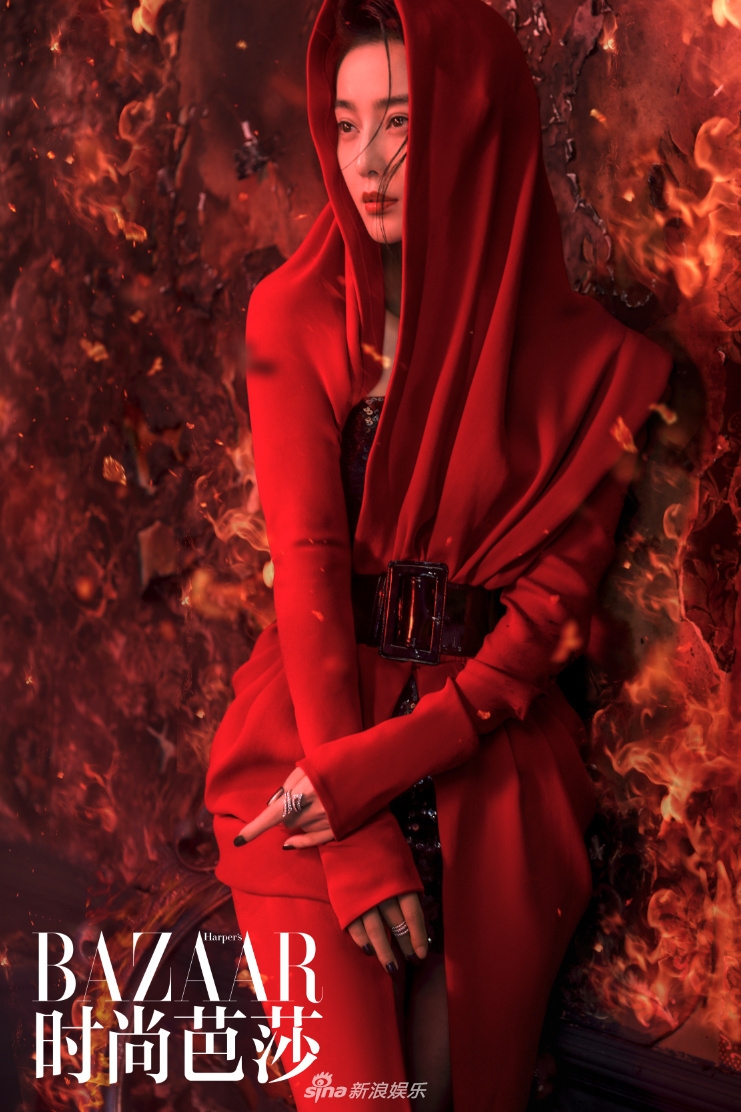 组图:范冰冰开年封上演冰火两重天 美艳霸气依旧